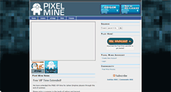 Desktop Screenshot of pixelminegames.com